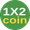 1X2 COIN logo