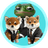 FLOKI SHIBA PEPE CEO logo