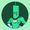 Green Candle Man logo