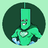 Green Candle Man logo