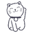 Maneki-neko logo