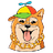 Original Gangsta Shiba logo