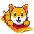 Shiba Surfer logo