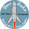 Tom Sachs: ROCKET FACTORY PATCHES logo