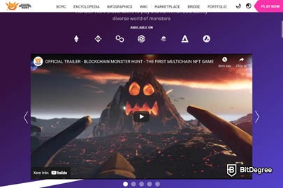 Blockchain Monster Hunt. Blockchain Monster Hunt é o primeiro