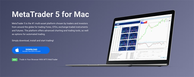 Admiral Markets: MT5 для Mac.