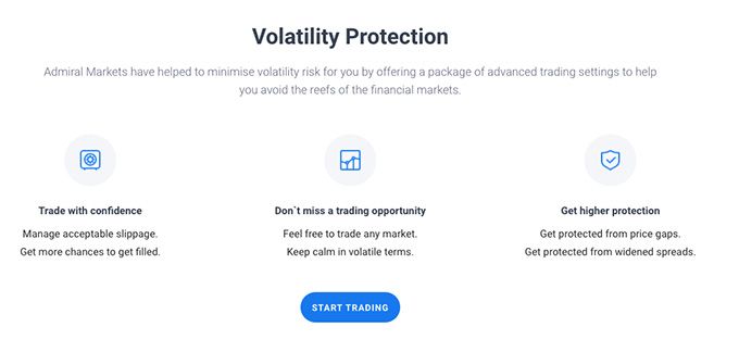 Avis admiral markets: volatilité.