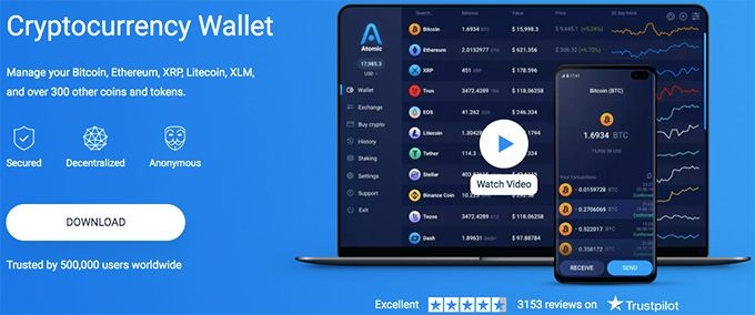 Atomic wallet отзывы: скачивание кошелька.