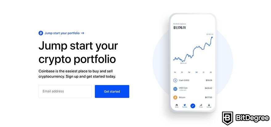 Melhores Corretoras de Criptomoedas: Coinbase.