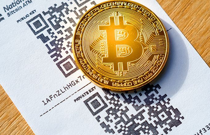 Portefeuille crypto monnaie: bitcoin.