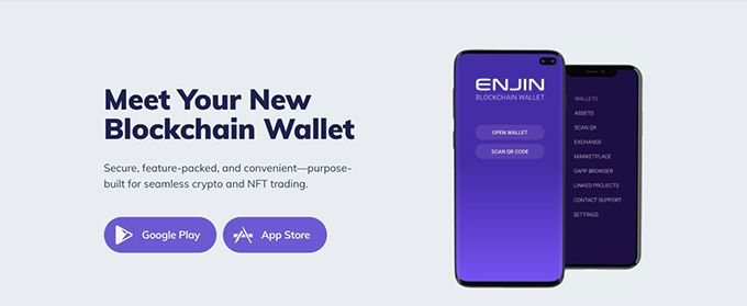 Best NFT wallet: Enjin wallet.