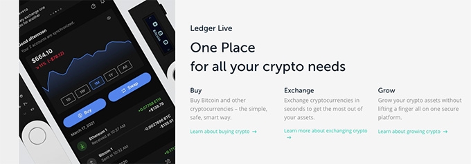 Ví NFT tốt nhất: Ledger Nano S.