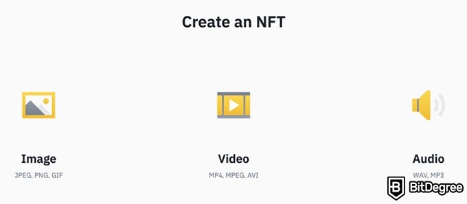 Binance NFT Marketplace: Crear un NFT