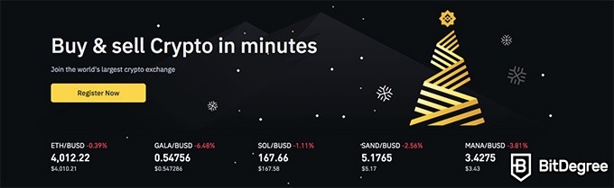 Ulasan Binance: Beli dan jual crypto dalam hitungan menit.