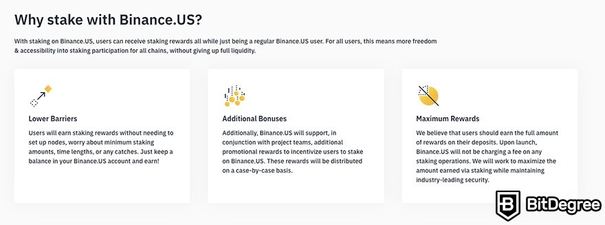 Binance стейкинг: зачем стейкать на Binance.us.