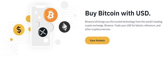 Binance VS Coinbase: buy Bitcoin with USD in Binance.