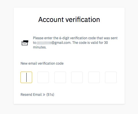 Reseña Binance Wallet: Verificación de cuenta.