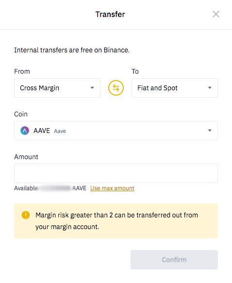 Reseña Binance Wallet: Transferir activos con Binance.