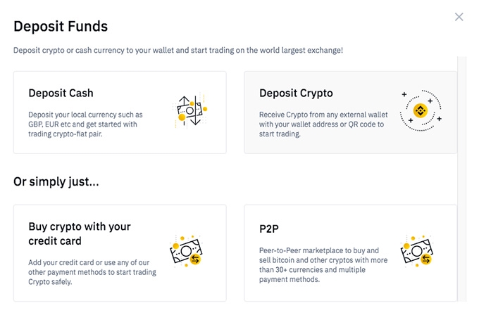 Portefeuille binance: utilisation4.