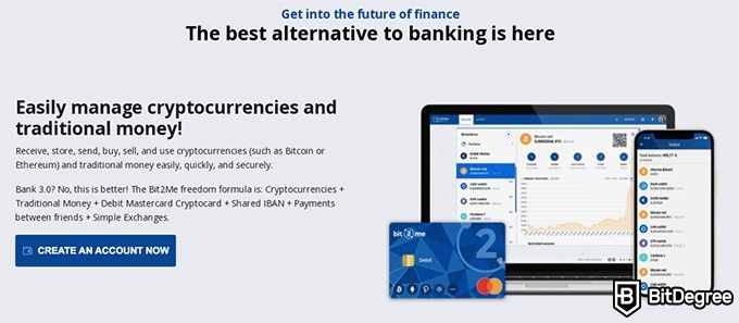 Đánh giá Bit2Me: Lựa chọn thay thế ngân hàng.