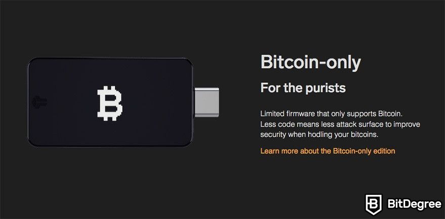BitBox review: Bitcoin-only wallet.