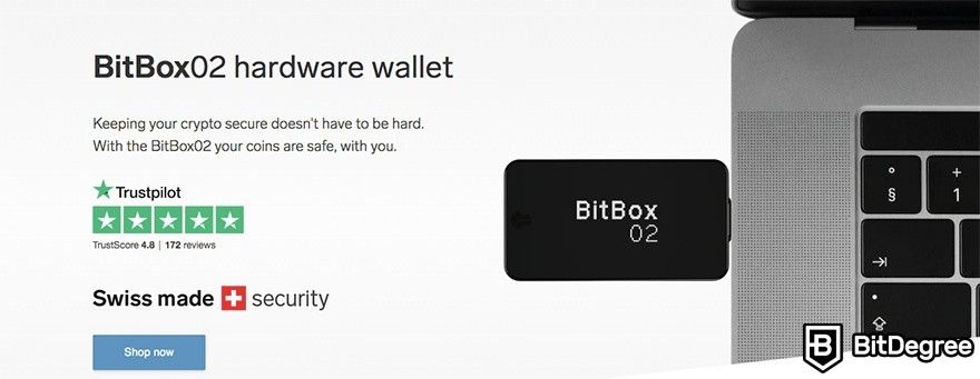 BitBox review: wallet introduction.