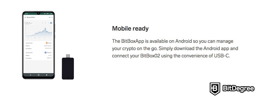 BitBox incelemesi: mobil kullanıma hazır cüzdan.