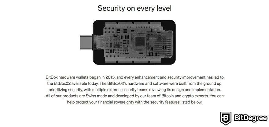 Análise da BitBox: segurança em todos os níveis.