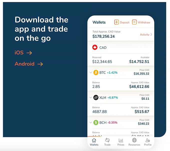 Bitbuy review: mobile app.