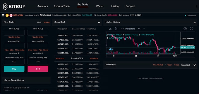 Bitbuy İncelemesi: Pro Trade