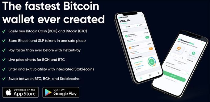 Bitcoin.com wallet: самый быстрый Биткоин кошелек.
