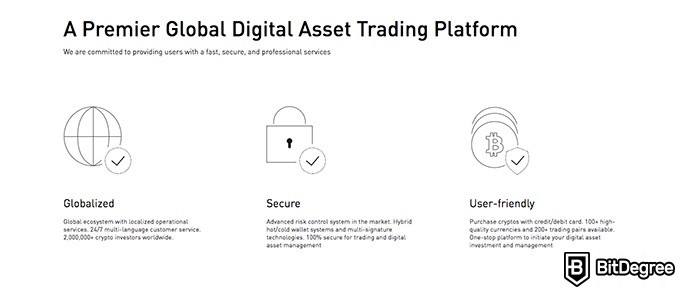 BitMart exchange review: features of BitMart.