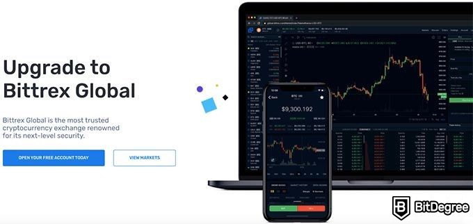 Ulasan Bittrex: Bittrex versi Global. 