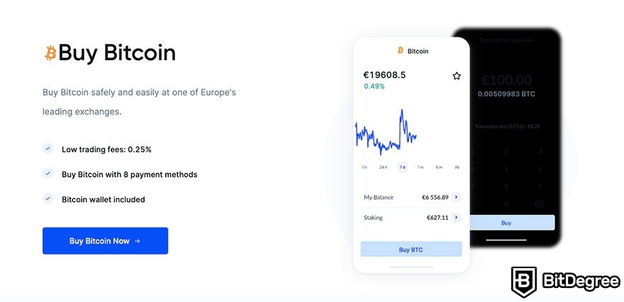 Bitvavo review: buy Bitcoin.