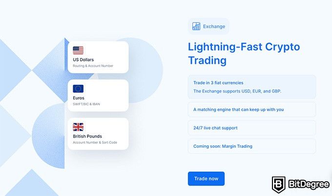 resenha do Blockchain.com: trading de criptomoedas extremamente rápido.