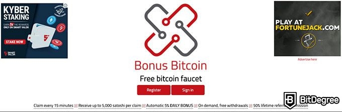 Faucet Bitcoin dengan Bayaran Tertinggi: BonusBitcoin