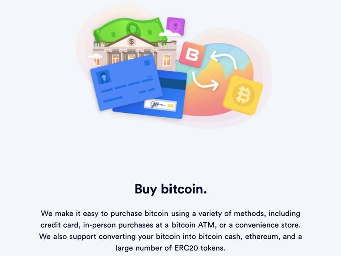 Revisão da carteira BRD: comprando Bitcoin.