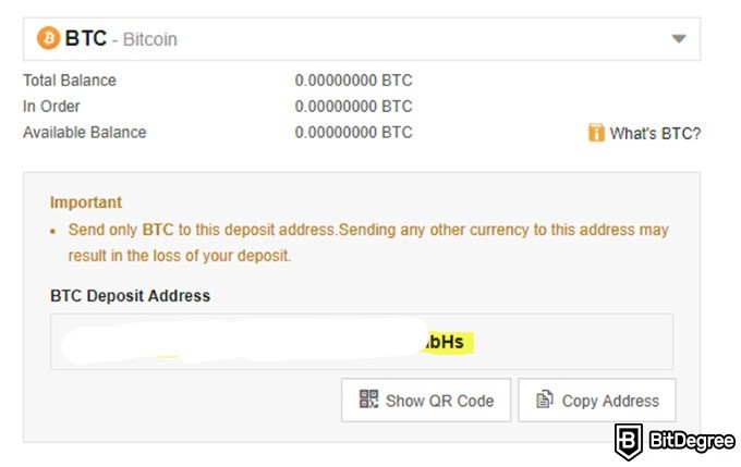 Buy Dogecoin: Binance BTC address.