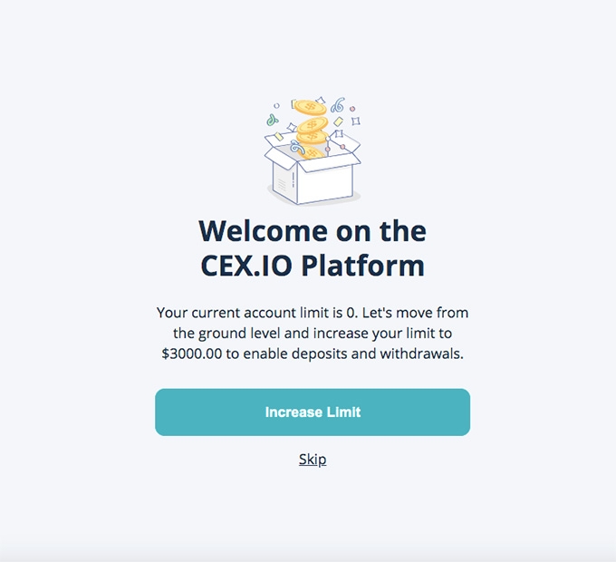 Reseña Cex Wallet: Comienza con la verificación o déjala para después.