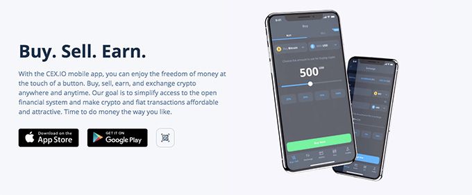 Cex wallet review: mobile Cex app.
