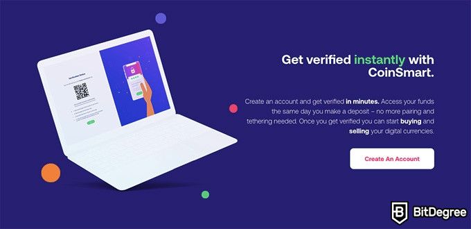 Đánh giá CoinSmart: KYC đầy đủ.