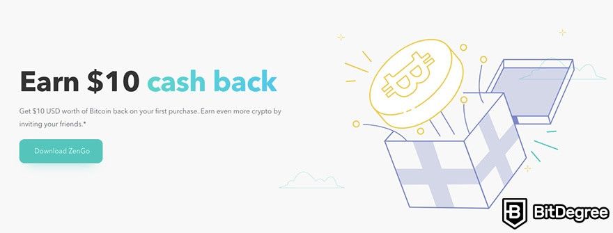 Complete ZenGo wallet review: cashback system.