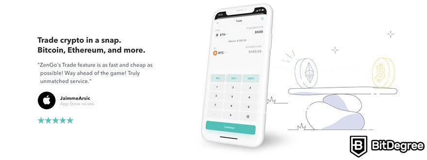 Complete ZenGo wallet review: trade crypto in a snap.