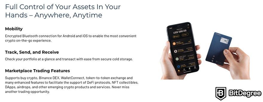 CoolWallet Pro İncelemesi: CoolWallet Pro Özellikler