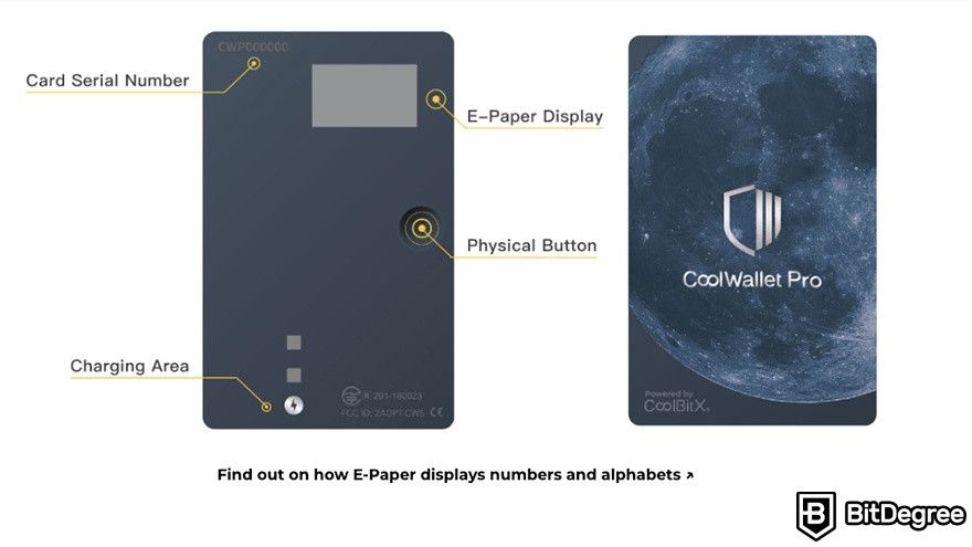 CoolWallet Pro review: physical design.