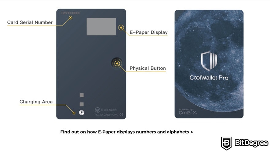 Análise da CoolWallet Pro: design físico.