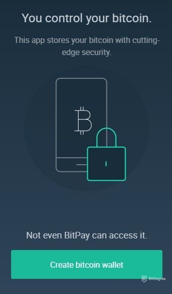 Copay wallet review: create a wallet.