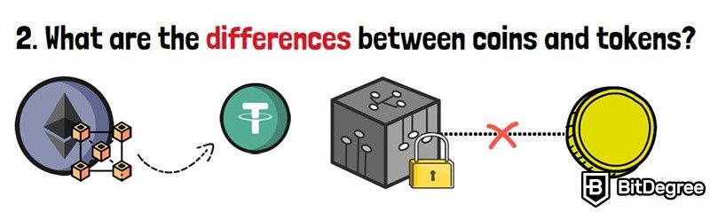 Coin vs token: Differences between coins and tokens.