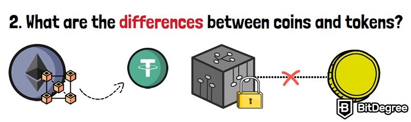 Coin vs token: Differences between coins and tokens.