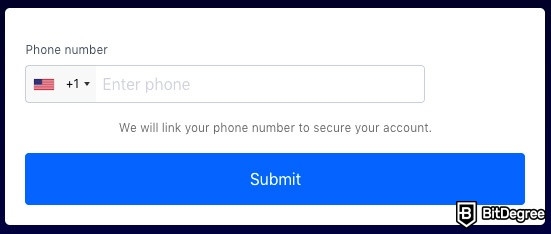 Crypto.com review: phone number.